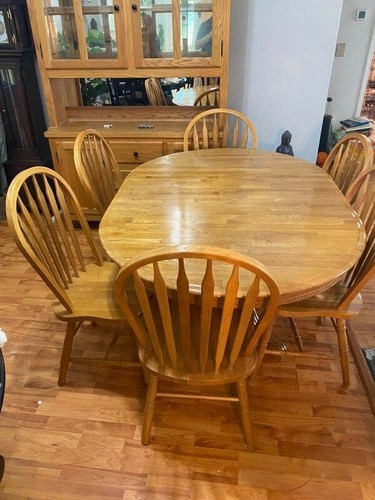 Handcrafted amish dining set - handcrafted,