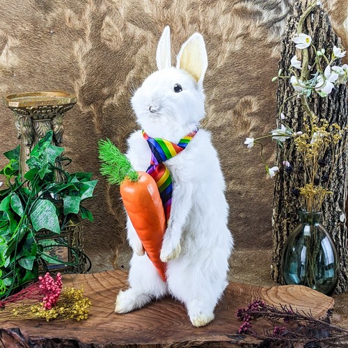 Baby bunny rabbit rainbow - baby, "rainbow