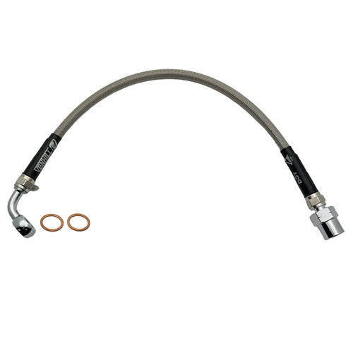 Braided rear brakehose bmw - s/s,
