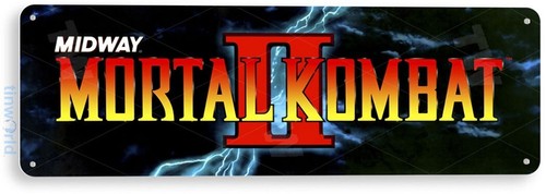 Tin sign mortal kombat - mortal, 2