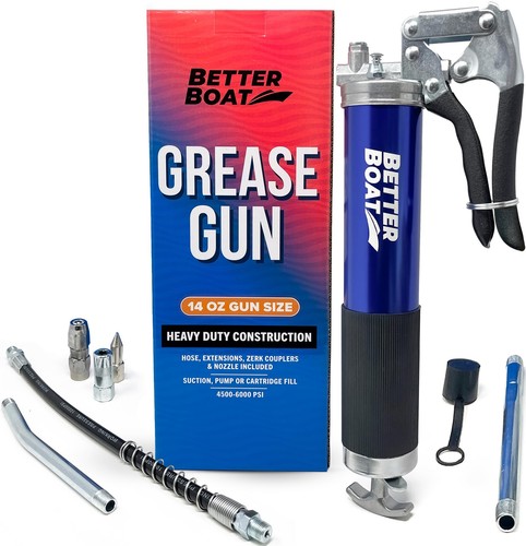 Manual grease gun kit - grease, marine