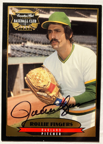 Rollie fingers signed 1996 - rollie,