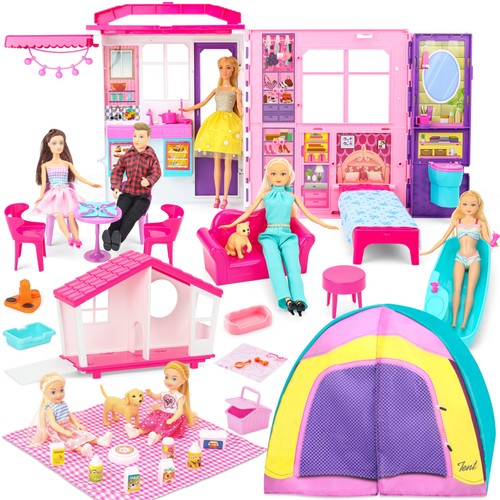 Foldable doll house - foldable, portable