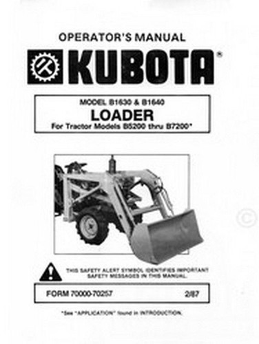 Kubota b1630 b1640 - kubota,