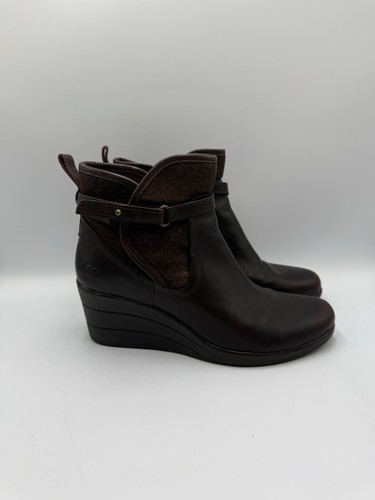 Ugg emalie stout brown - emalie, leather