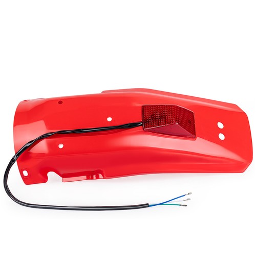 Red rear fender - guard, for