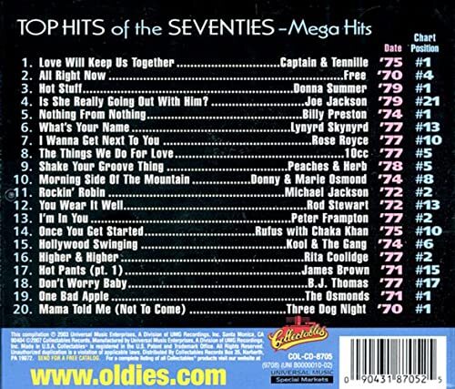 Top hits the 70s mega - hits,