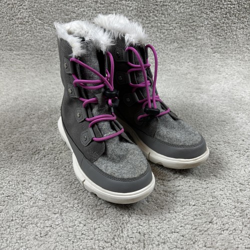 Sorel boots youth - size, gray