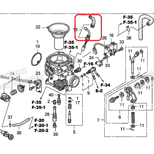 Carburetor valve set starter - carburetor,