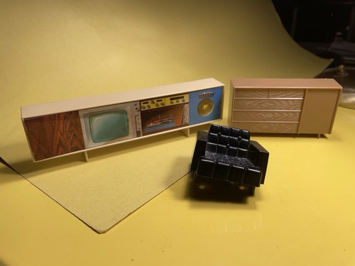 Vintage dollhouse furniture - vintage,