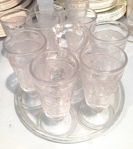 Vintage set heisey zodiac - of,