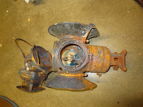 Railroad switch lamp - br,