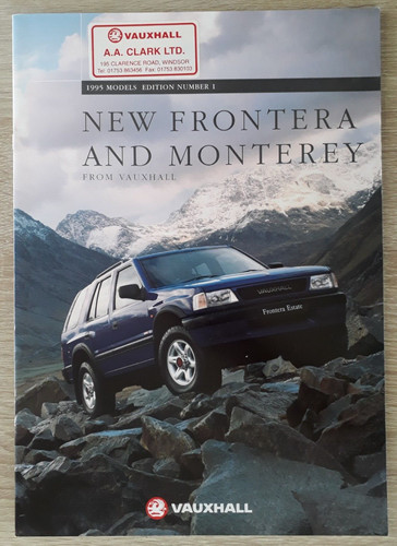 Vauxhall frontera monterey - vauxhall,