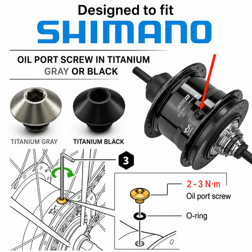 Shimano alfine titanium - shimano,