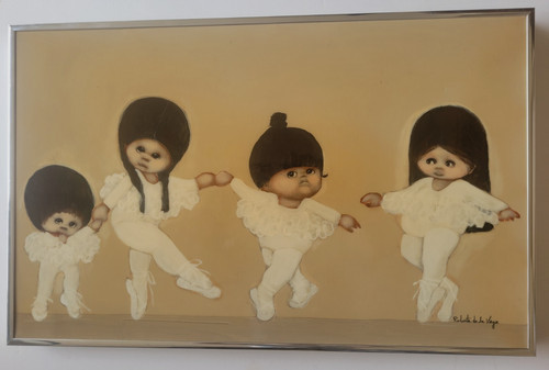 Mid century painting - mid, big