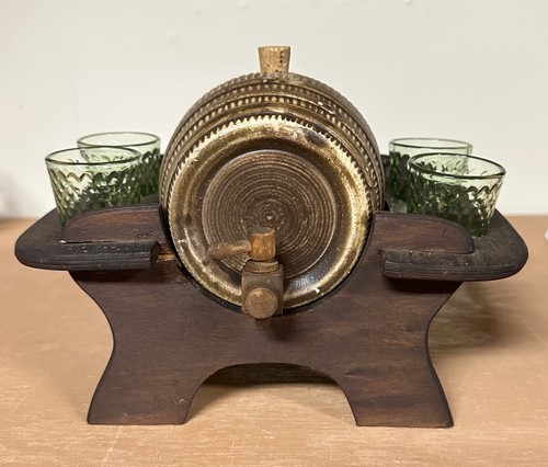 Vintage mcm barrel whiskey - vintage,