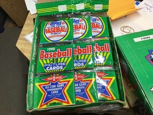 1990 topps baseball - topps, pack