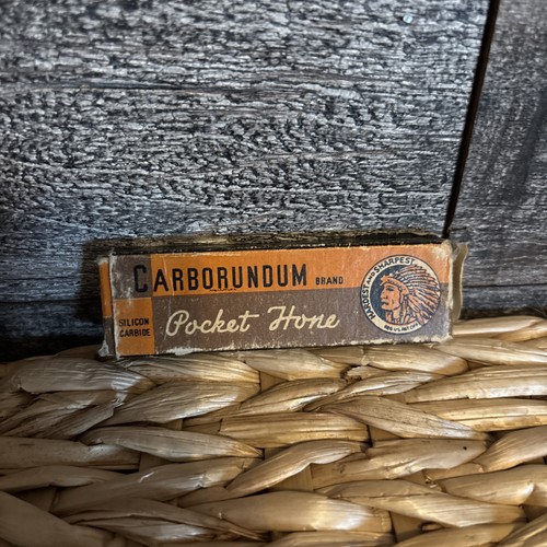 Vintage carborundum pocket - carborundum,