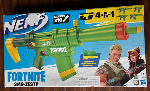 Hasbro nerf fortnite smg zesty - hasbro,