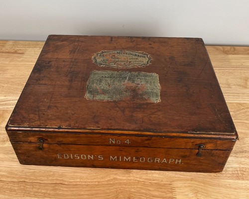 Antique edison mimeograph - mimeograph, #4