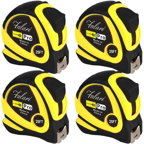 25ft tape measure 4pk - 25ft,