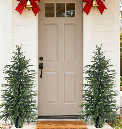 5ft norfolk pine - pine, faux
