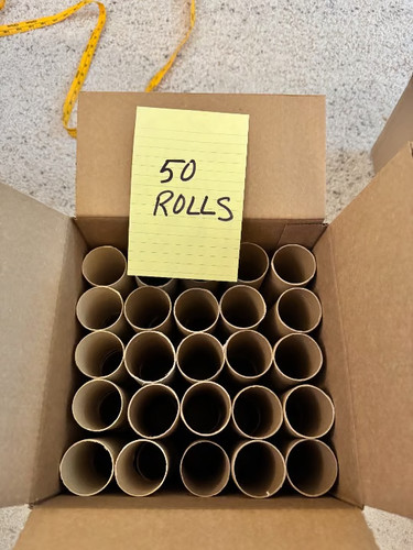 Empty toilet paper rolls - 50,