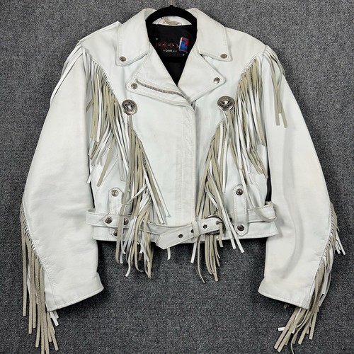 Vintage schott white leather - schott,