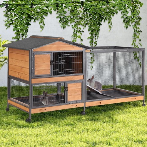 Story rabbit hutch - 2-story,