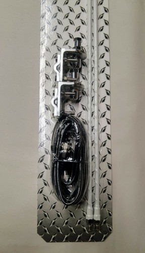Shark antenna dual white - shark,