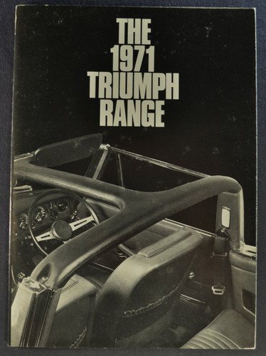 1971 triumph brochure - triumph,