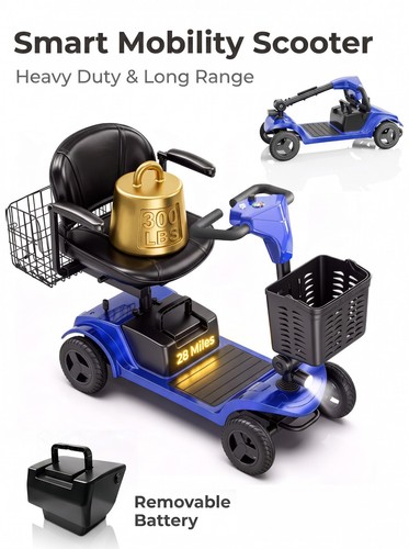 Wheel mobility scooters for - 4-wheel,