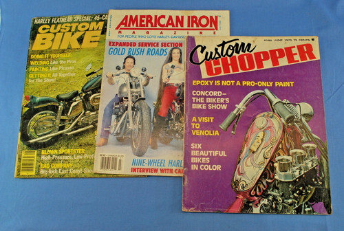Lot custom bike august 1979 - lot,