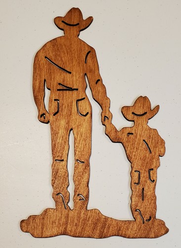 Cowboy and son - son, ,