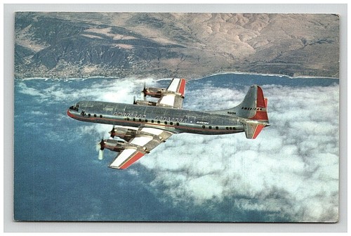 Postcard aircraft american - aircraft,