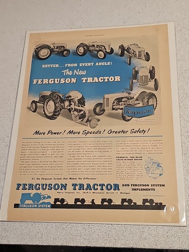 Original 1948 ferguson tractor - ferguson,
