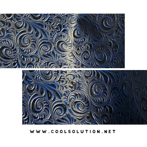 Emboss leather caracol - leather,