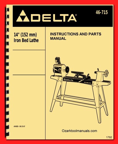 Delta wood lathe 46 715 - wood,