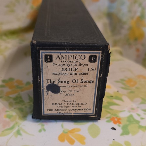 Ampico recording player piano - recording,