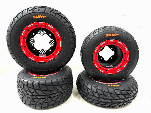 Dwt red beadlock rims sunf - rims,