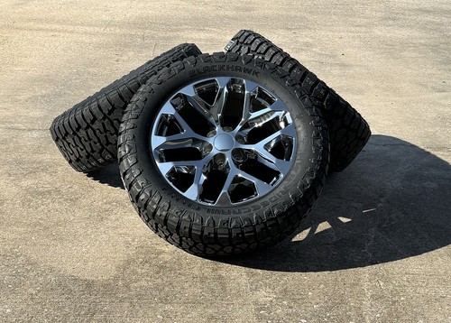 Chrome snowflake wheels - 20",