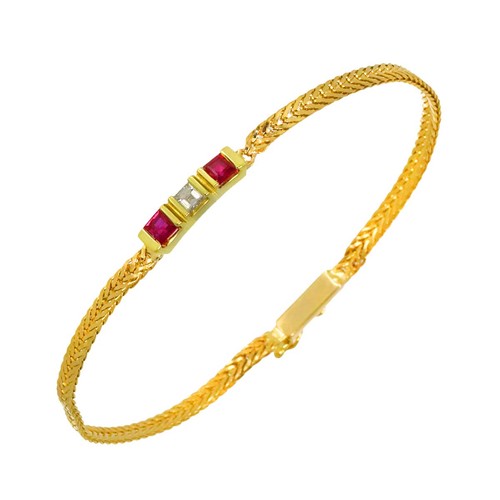 Tiffany diamond ruby bracelet - tiffany,