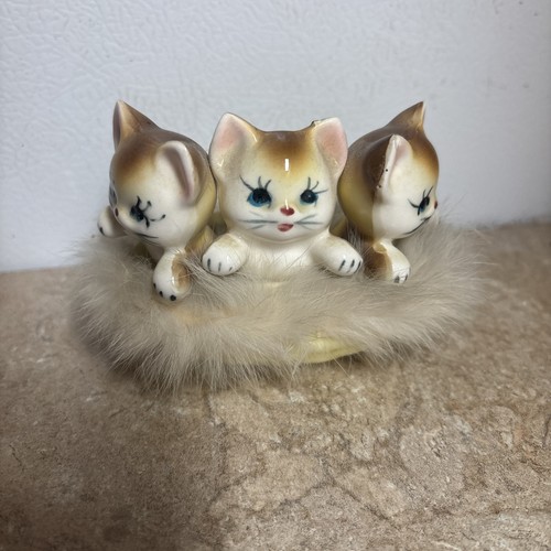 Vintage kittens basket - kittens, in