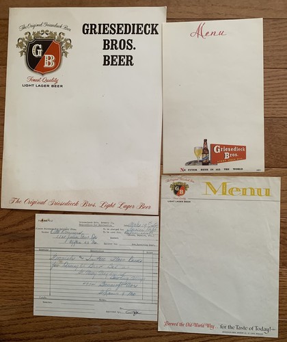 Assorted griesedieck bros - 4,