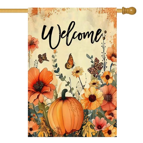 Large fall house - flag, 28