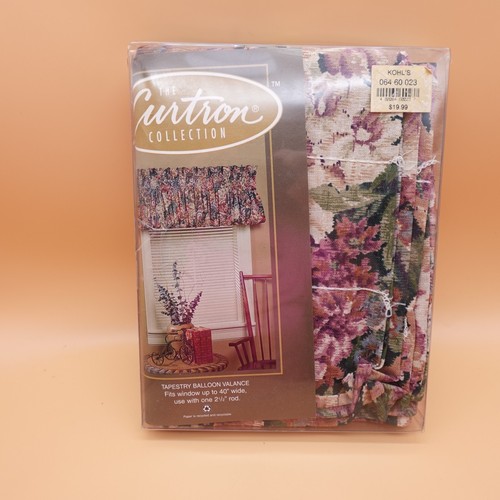 Tapestry balloon valance - tapestry,