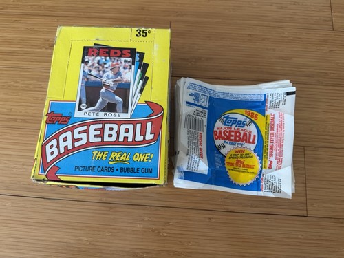 1986 topps empty wax - empty,