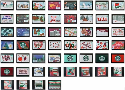 You pick starbucks cards - you, from