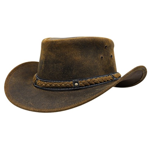 Australian leather cowboy hat - cowboy,