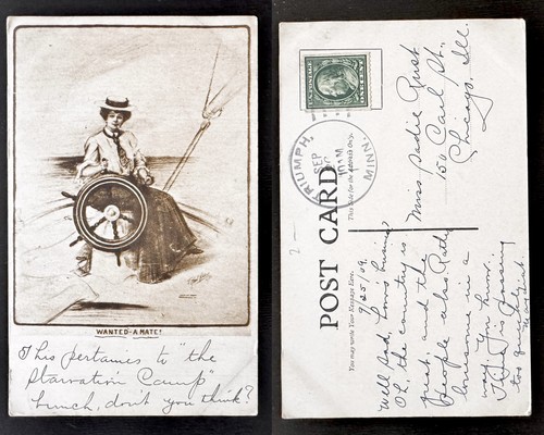 1909 wanted mate - mate, nautical